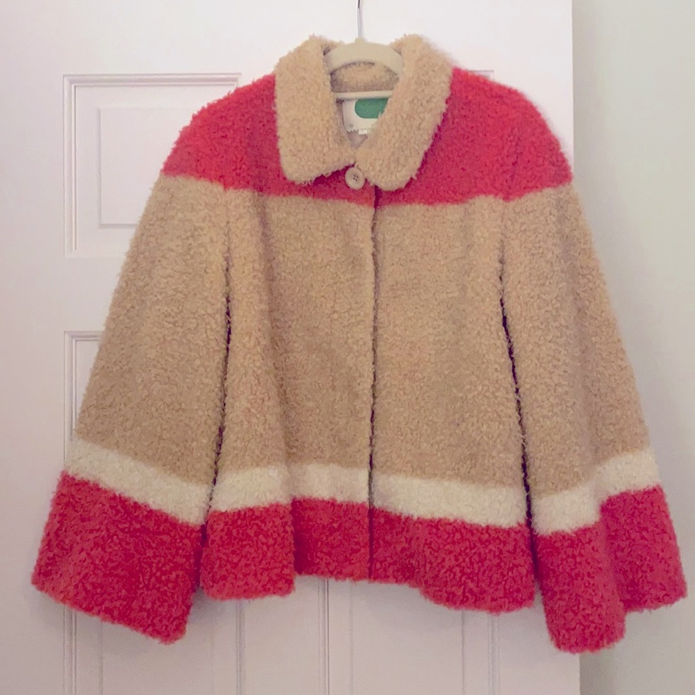 Anthropologie Teddy Sherpa Jacket - Picture 5 of 10